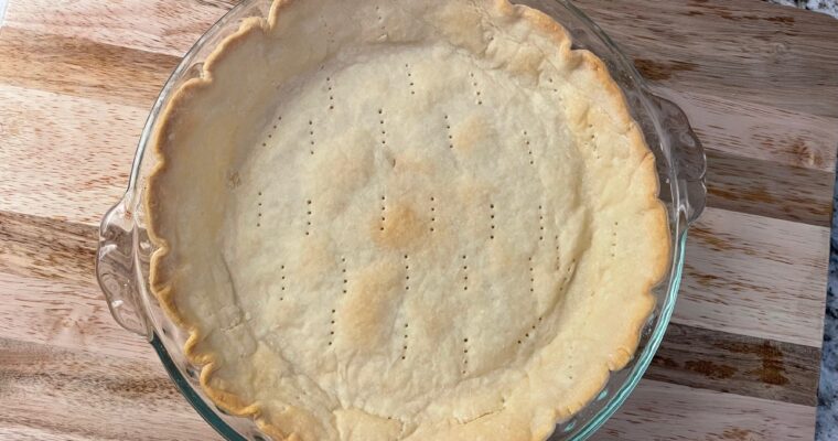 How to blind bake a pie crust